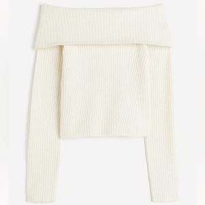 Off the shoulder sweater